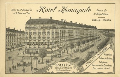 Hotel Monopole, París de French Photographer