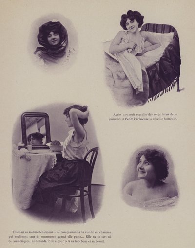 Ilustración para Petites Parisiennes (jóvenes trabajadoras en París) de French Photographer