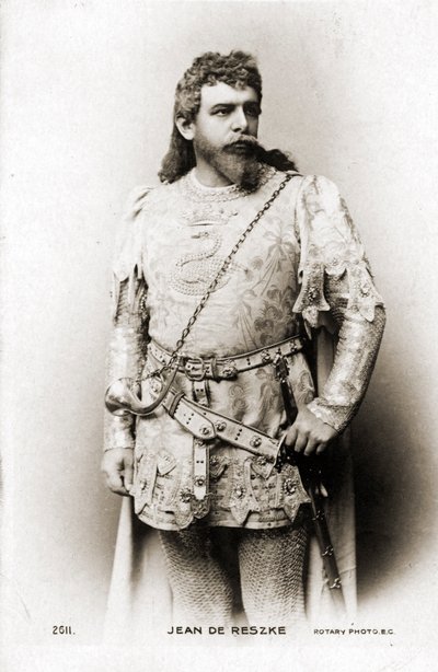 Jean de Reszke como Romeo en la ópera Romeo et Juliette de Charles François Gounod de French Photographer