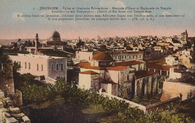 Jerusalén, Iglesia de Santa Ana y área del Templo de French Photographer