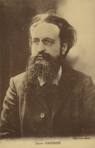 Jules Guesde (1845-1922), periodista y político socialista francés de French Photographer