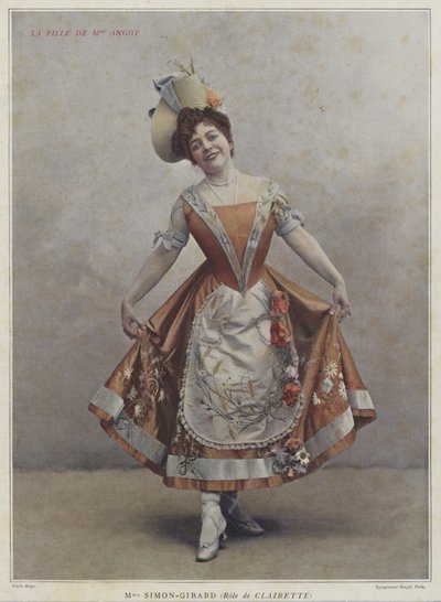 Juliette Simon-Girard como Clairette en La Fille de Madame Angot de French Photographer
