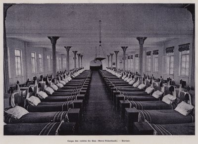 El Ejército Ruso: Cuerpo de Cadetes del Don, Novo-Tcherkask, Dormitorio de French Photographer