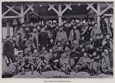 El Ejército Ruso: Escuela Militar Paul San Petersburgo de French Photographer