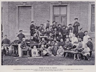 El ejército ruso: Niños de tropa del regimiento de French Photographer