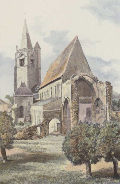 La-Bénissons-Dieu, Iglesia, Conjunto S E de French Photographer