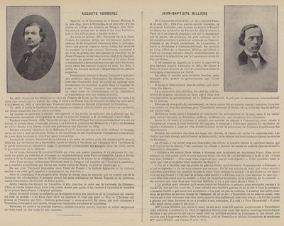 La Comuna de París, Auguste Vermorel, Jean-Baptiste Milliere de French Photographer