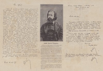 La Comuna de París, Charles-Theophile Ferre de French Photographer