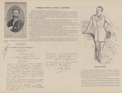 La Comuna de París, Dominique-Theophile Regere De Montmore, Jules Ducatel (foto en b/n) de French Photographer