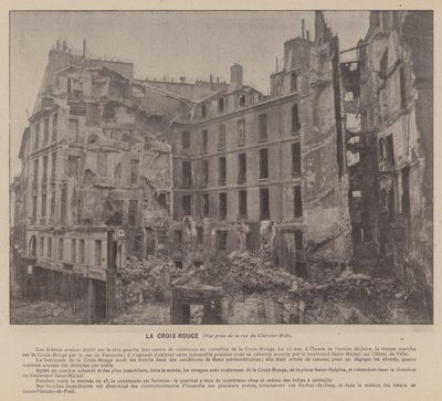 La Comuna de París, La Cruz Roja, vista desde la calle Cherche-Midi de French Photographer