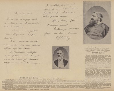 La Comuna de París, Louis-Charles Delescluze, Gustave Courbet de French Photographer