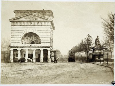 La barrera de Passy en "les barrieres de Paris" fotografías de Gouviot de French Photographer