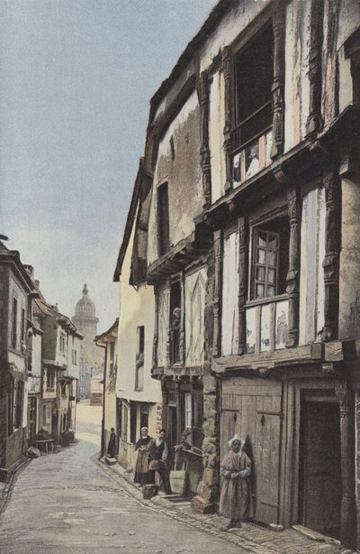 Lamballe, Calle que conduce a la iglesia de French Photographer