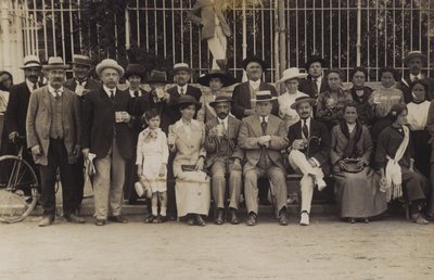 Gran grupo familiar francés de French Photographer
