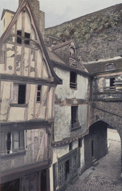 Laval, Porte Beucheresse y casas viejas de French Photographer