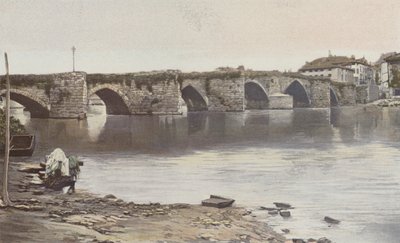 Limoges, Puente Saint-Martial, Vista tomada río arriba (margen izquierda del Vienne) de French Photographer
