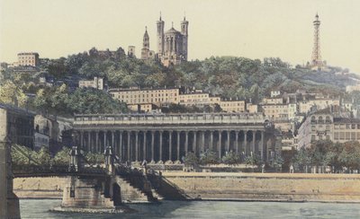 Lyon, Palacio de Justicia y Basílicas de Fourvière de French Photographer