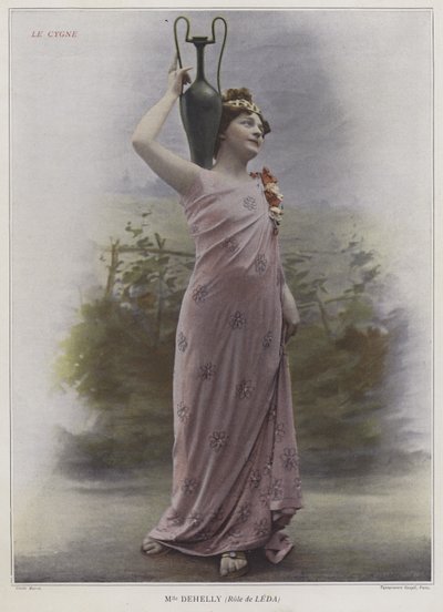 Mademoiselle Dehelly como Leda en Le Cygne de French Photographer