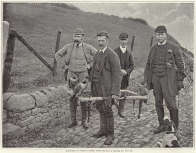Mayor Fisher cazando urogallos en Escocia de French Photographer