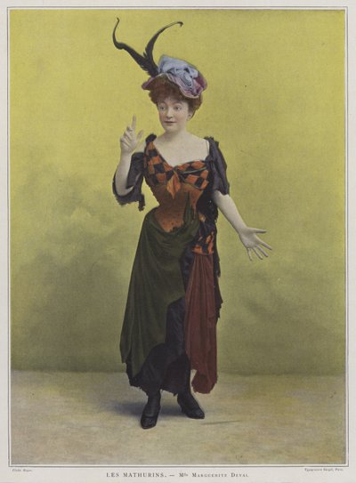 Marguerite Deval, actriz y cantante de ópera francesa de French Photographer