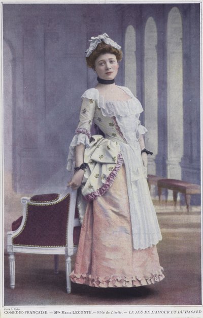 Marie Leconte como Lisette en Le Jeu de l