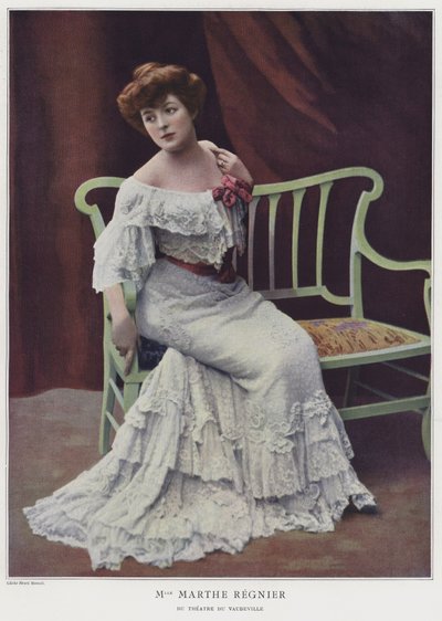 Marthe Regnier, actriz francesa de French Photographer