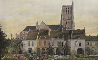 Meaux, Catedral, Fachada N y obispado de French Photographer