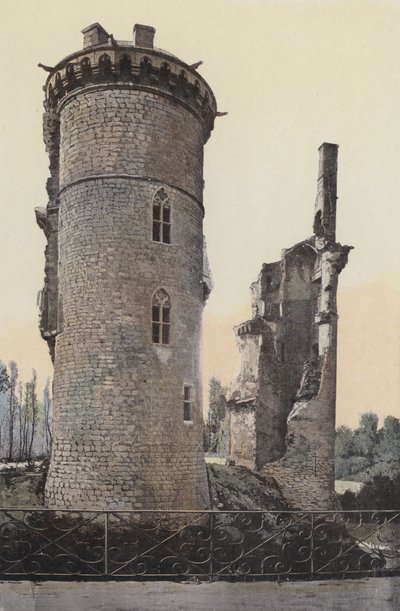 Mehun-sur-Yèvre, Restos del Castillo, lado Norte de French Photographer