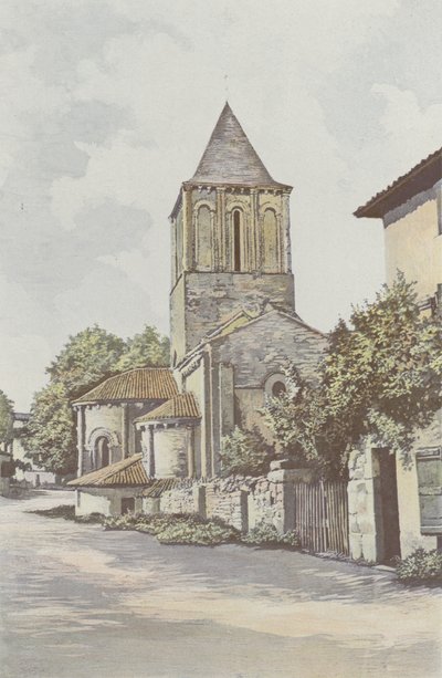 Melle, Iglesia Saint-Pierre, Ábside y campanario de French Photographer