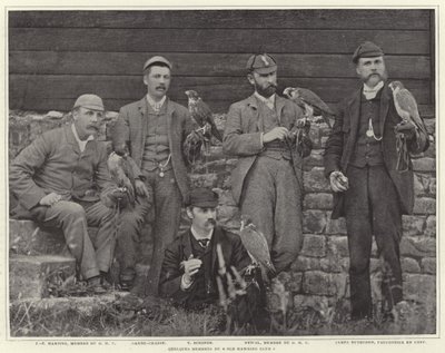 Miembros del Old Hawking Club de French Photographer