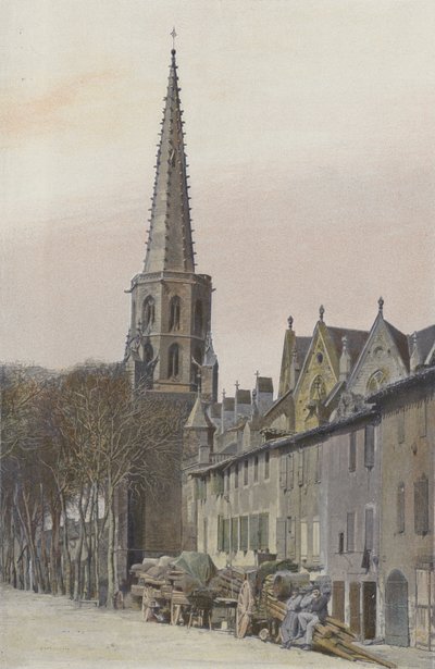 Mirepoix, Campanario de la Iglesia de French Photographer
