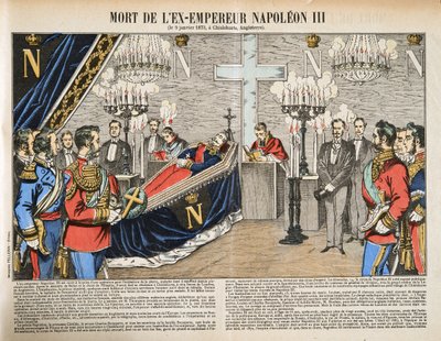 Muerte del ex-emperador Napoleón III, de Histoire de la Troisième République, Vol. I, l