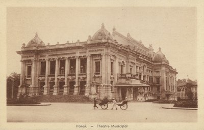 Teatro Municipal, Hanoi, Indochina Francesa de French Photographer