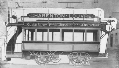 Tranvía eléctrico de N.J. Raffard, 1881 de French Photographer