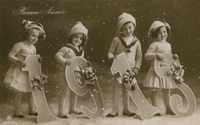 Tarjeta de felicitación de Año Nuevo de French Photographer