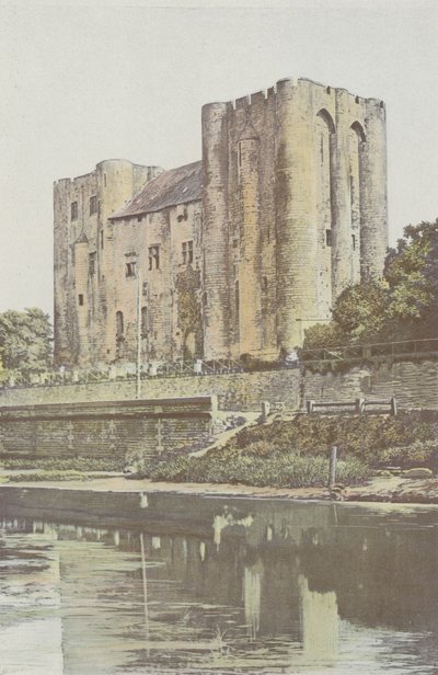 Niort, Castillo, vista tomada de la margen izquierda del Sevre-Niortaise de French Photographer