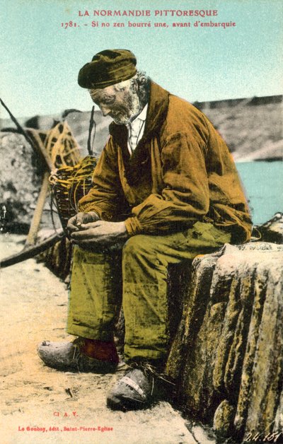 Normandía, pescador de French Photographer