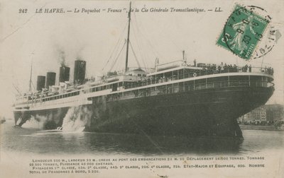 Transatlántico Francia, Le Havre de French Photographer