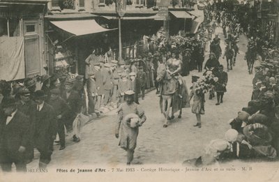 Orleans, Fiestas de Juana de Arco, 7 de mayo de 1913. Postal enviada en 1913. de French Photographer