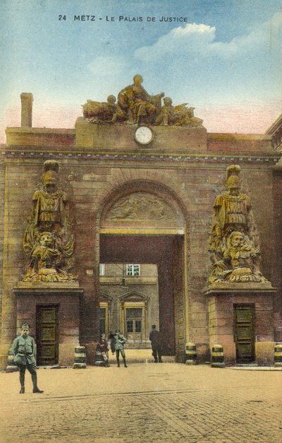 Palacio de Justicia, Metz (foto en color) de French Photographer
