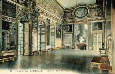 Palacio De Versalles, Salón De LOeil-De-Boeuf de French Photographer