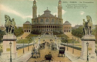 Palais du Trocadero, París, principios del siglo XX (tarjeta postal) de French Photographer