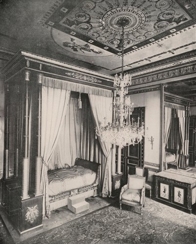 París: Cama de la Emperatriz Josefina en el edificio de la Embajada Alemana de French Photographer