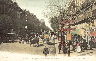 París, Boulevard des Italiens de French Photographer