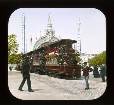 Exposición de París: puerta de entrada principal, 1900 de French Photographer