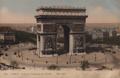 París, El Arco de Triunfo de la Estrella de French Photographer