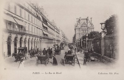 París, La Rue de Rivoli de French Photographer