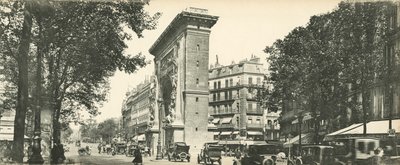 París, Perspectiva de los Grandes Bulevares, La Porte St-Denis de French Photographer