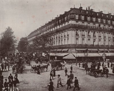 París: El Gran Hotel y el Café de la Paix de French Photographer