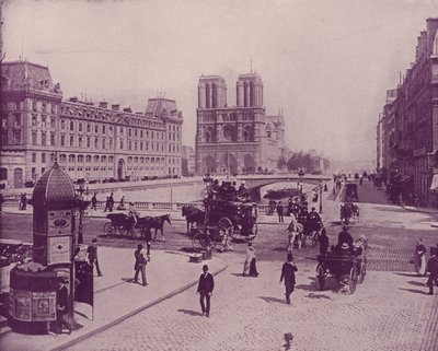 París: El Puente St Michel y Notre Dame de French Photographer